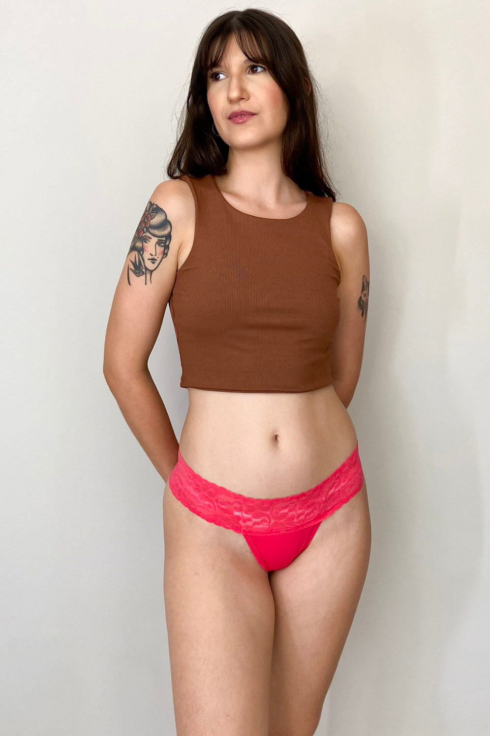 Calcinha Fio Duplo De Cós Em Renda Kira