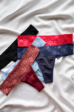 Calcinha Fio Duplo De Cós Em Renda Kira