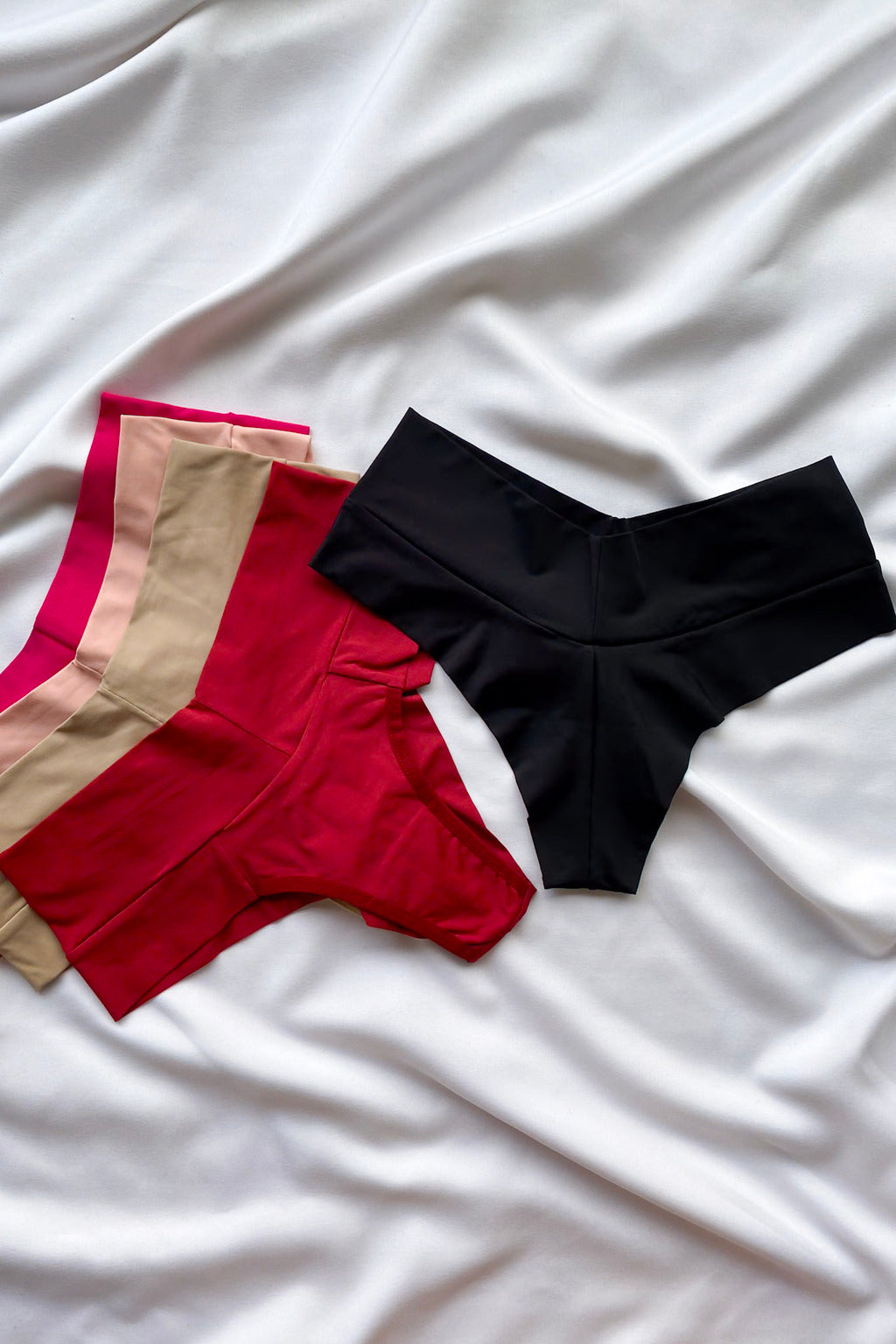 Calcinha Fio Duplo De Cós Alto Em Microfibra