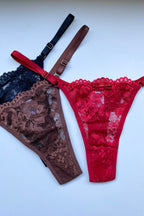 Calcinha Kiss Em Renda Com Regulagem