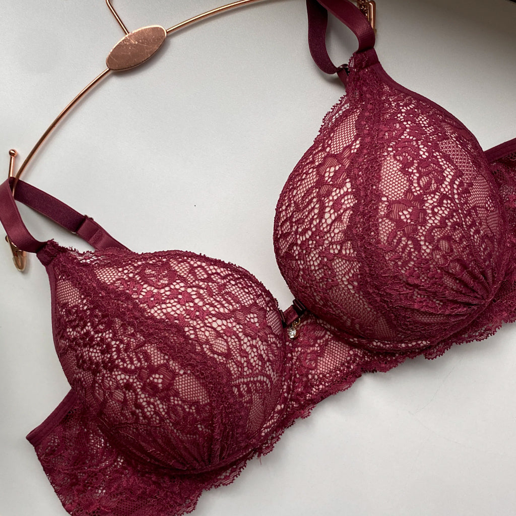 Sutiã Com Bojo Elis Com Acabamento Em Renda- Sensuale