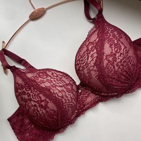 Sutiã Com Bojo Elis Com Acabamento Em Renda- Sensuale